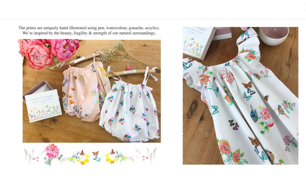 Mia Floral Flutter Onesie
